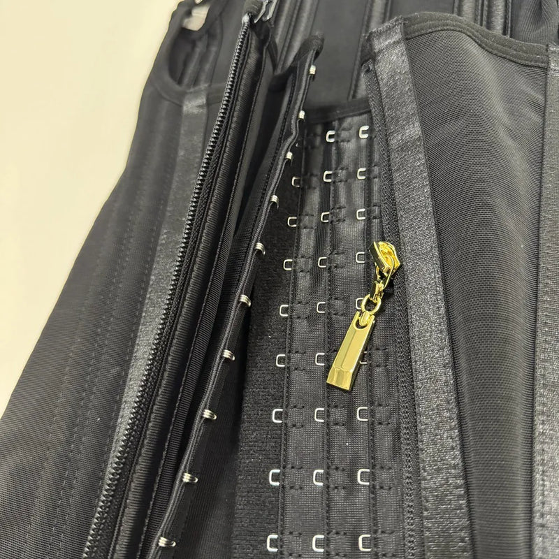 Corset Modelador Cintura Alta com Alças e Zíper