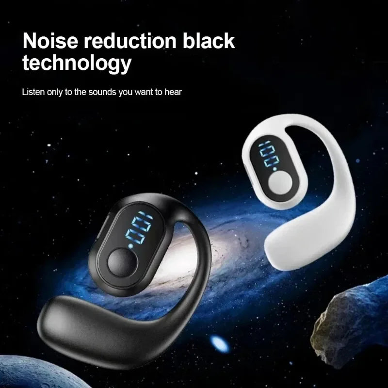 Fone de Ouvido Bluetooth com Display Digital e Controle Touch