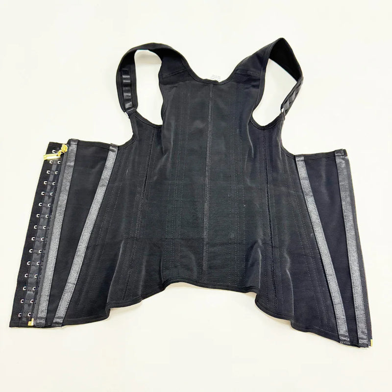 Corset Modelador Cintura Alta com Alças e Zíper