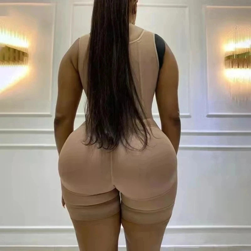 Modelador Cintura Alta com Alças e Fecho Frontal
